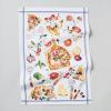 Sur La Table Pizza Kitchen Towel, Illustrated Cotton Towel with Classic Pizza and Trattoria Design