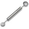 Sur La Table Stainless Steel Dual Melon Baller, Double-Ended Ball Scoop in Two Sizes for Melons, Butter and Decorative Presentations