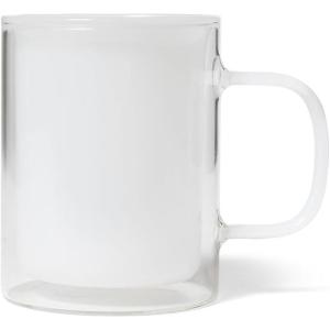 Sur La Table Colored Double-Wall Mug, White