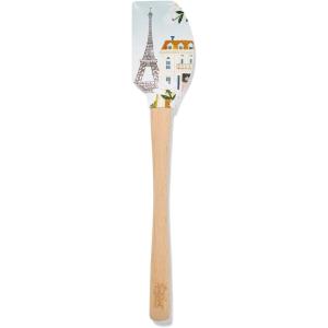 Sur La Table Paris Spatula, Illustrated Silicone Spatula with Eiffel Tower Design for Baking and Mixing