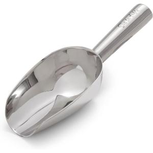 Sur La Table Stainless Steel Scoop, Small, 18/8 Stainless Steel Scoop for Spices, Coffee and Small Dry Ingredient Portions(Silver)