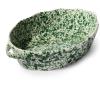 Sur La Table Splatter Stoneware Oval Baker, 2.4 Qt, Reactive Glaze Casserole Dish for Baking, Roasting and Oven-to-Table Serving, 2.4 Qt