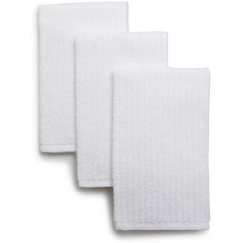 imageSur La Table Bar Mop Kitchen Towels Set of 3 Plush 100 Turkish Cotton Terry Towels for IndustrialStyle Heavy Kitchen Use Set of 3