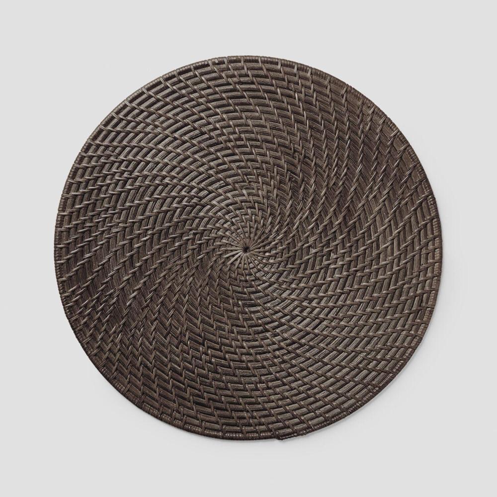 imageSur La Table Rattan Placemat SandEspresso