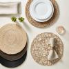 Sur La Table Rattan Placemat, Sand(Black)
