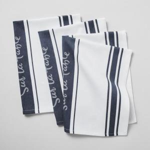 Sur La Table Logo Towels, Set of 3, Blueberry(Blueberry)