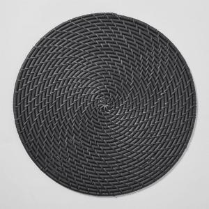 Sur La Table Rattan Placemat, Sand(Black)