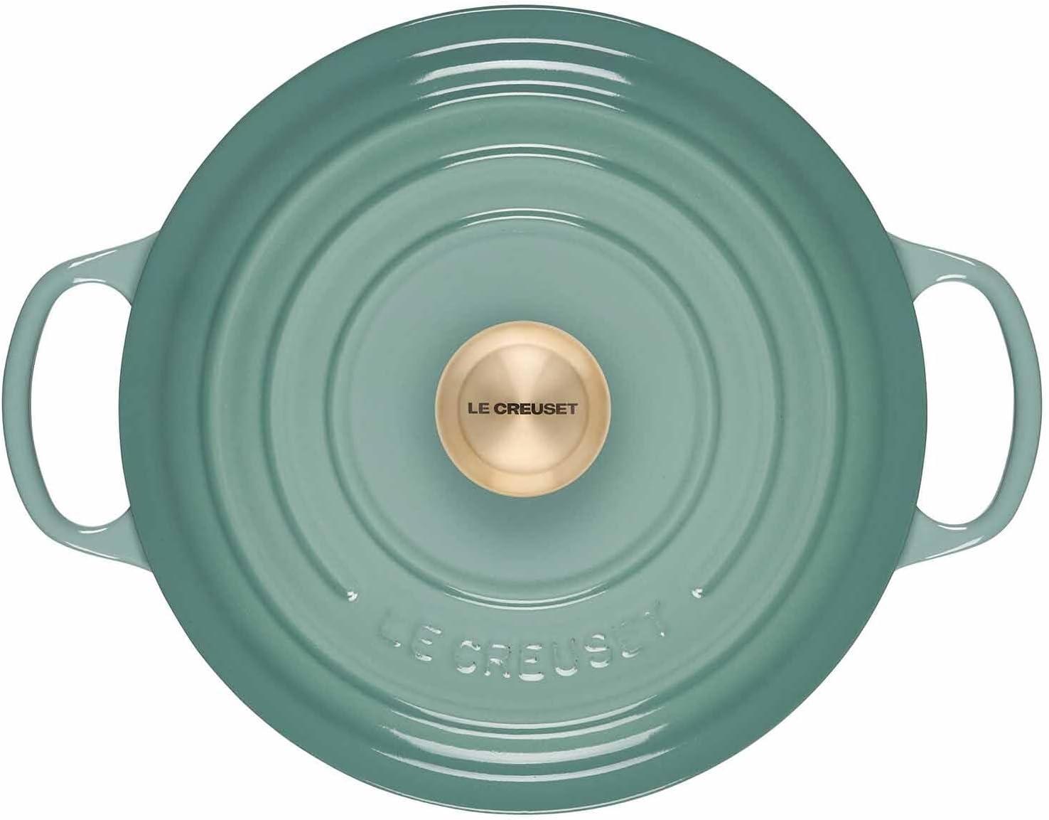 imageLe Creuset Signature Round Dutch Oven 55 Qt Exclusive Color Sage