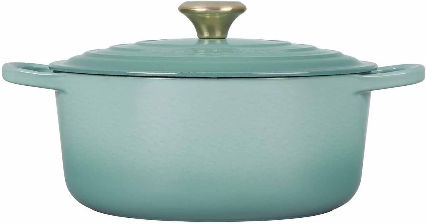 imageLe Creuset Signature Round Dutch Oven 55 Qt Exclusive Color Sage