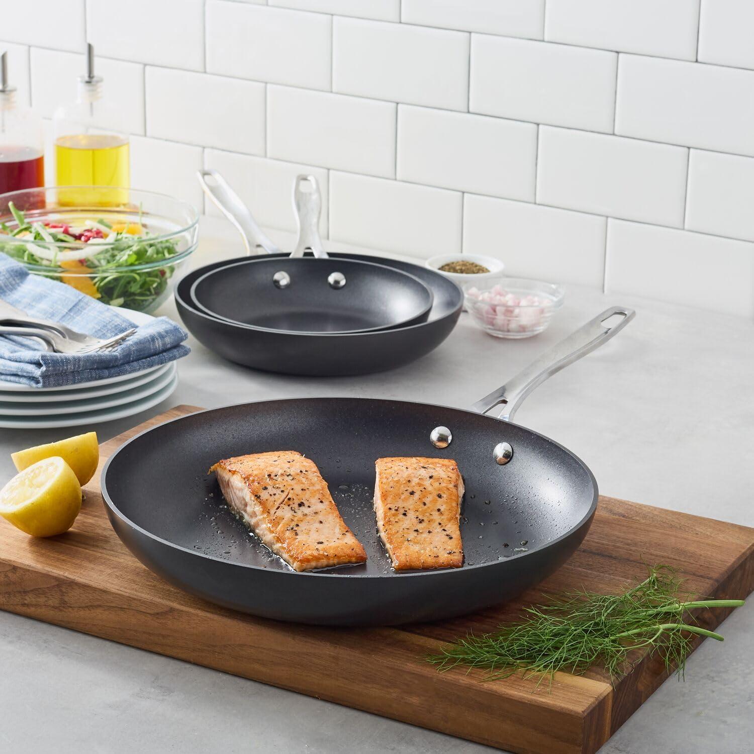 imageSur La Table Signature Hard Anodized Nonstick Skillet Black