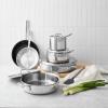All-Clad D5 Brushed Stainless Steel Sauté Pans