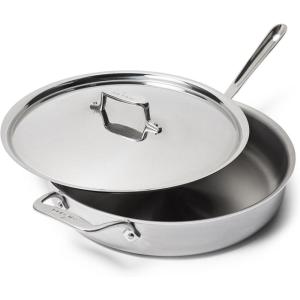 All-Clad D5 Brushed Stainless Steel Sauté Pans