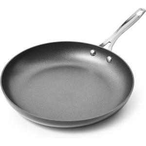 Sur La Table Signature Hard Anodized Nonstick Skillet, Black
