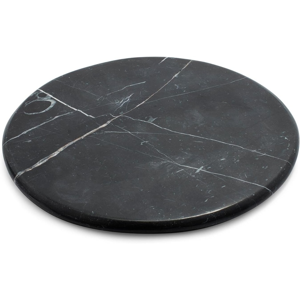imageSur La Table Round Marquina Marble Board Black