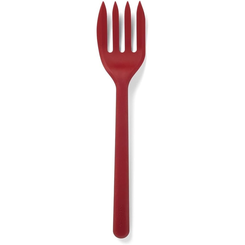 imageSur La Table Silicone Ultimate Fork Light GreenDark Red