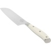 Sur La Table Kitchen Essential Tasting Kitchen German Steel Slicer Knife, 8-Inch Stainless Steel Blade – Professional Kitchen Knife with White Handle and Forged Full Tang(Eggshell White (7″ Santoku))