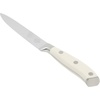 Sur La Table Kitchen Essential Tasting Kitchen German Steel Slicer Knife, 8-Inch Stainless Steel Blade – Professional Kitchen Knife with White Handle and Forged Full Tang(Eggshell White (5″ Utility))