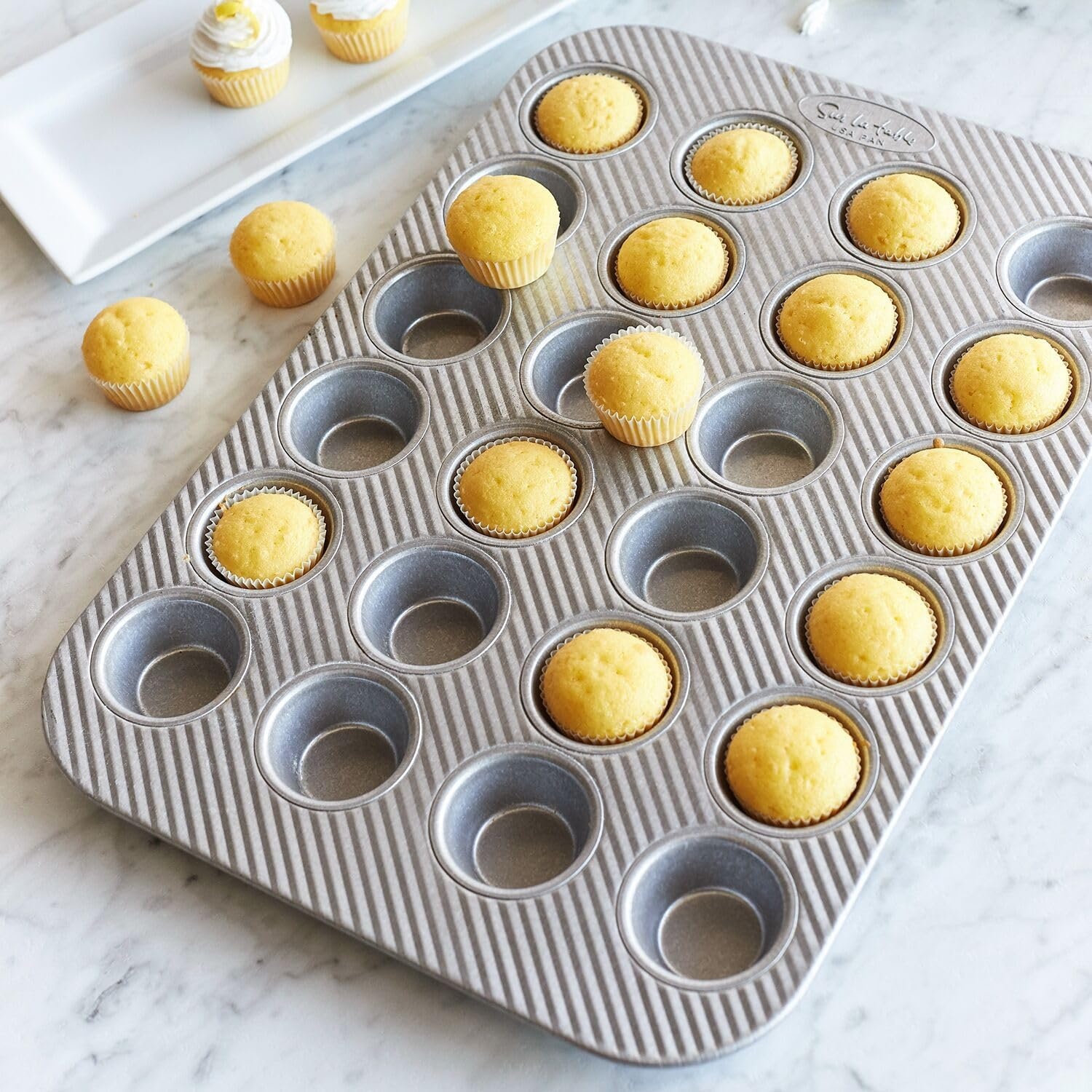 image:imageSur La Table Platinum Pro Mini Muffin Pan Silver