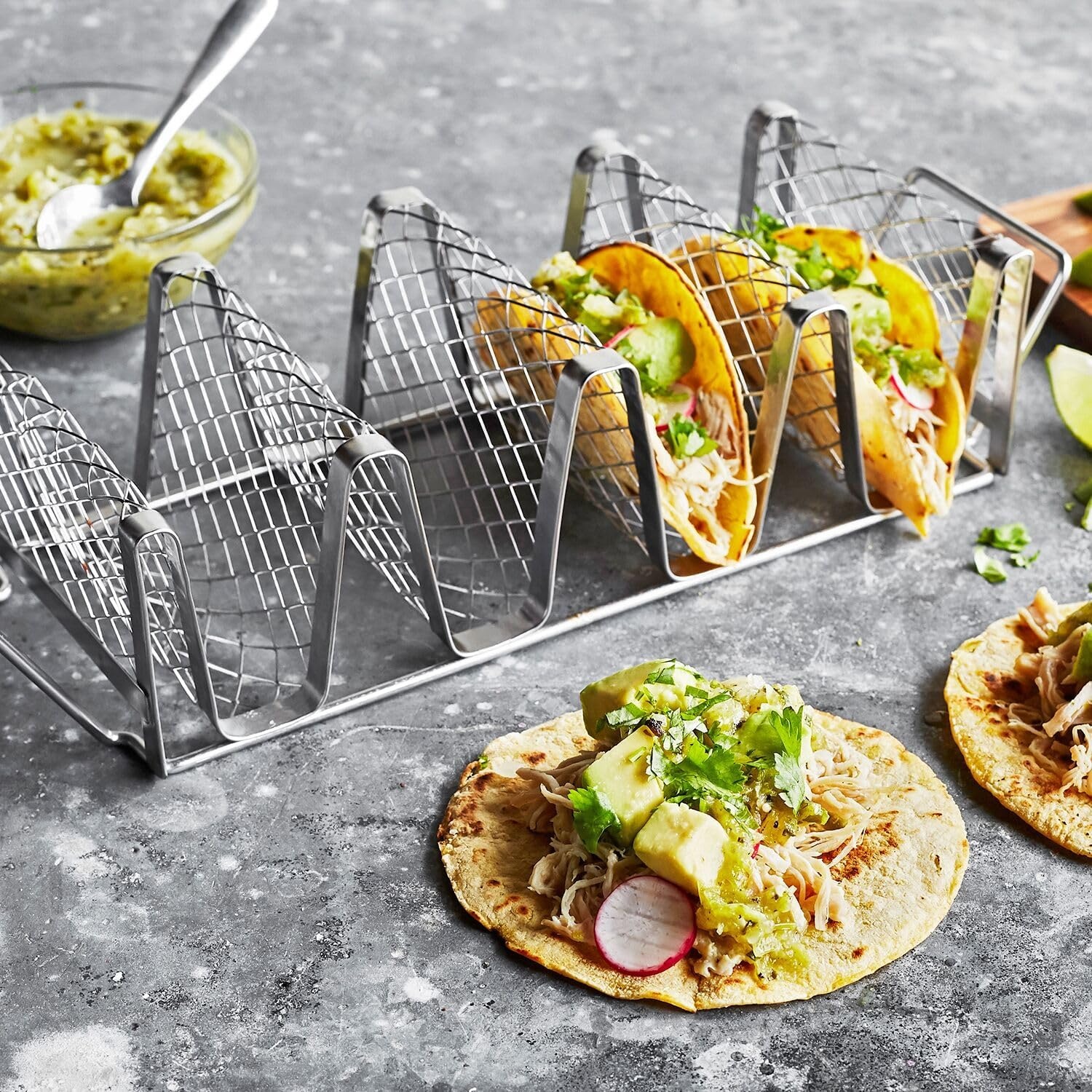 image:imageSur La Table Stainless Steel Taco Rack