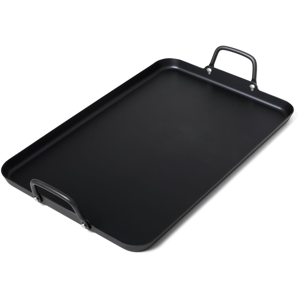 image:imageSur La Table Carbon Steel Double Burner Griddle 17 x 11 Black