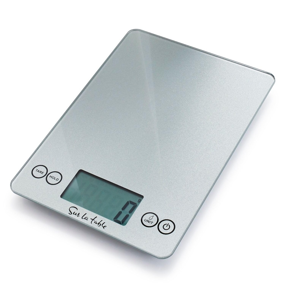 image:imageSur La Table Digital Kitchen Scale UltraSlim Food Scale with Tare Function LCD Display and Multiple Unit Modes 15 lb