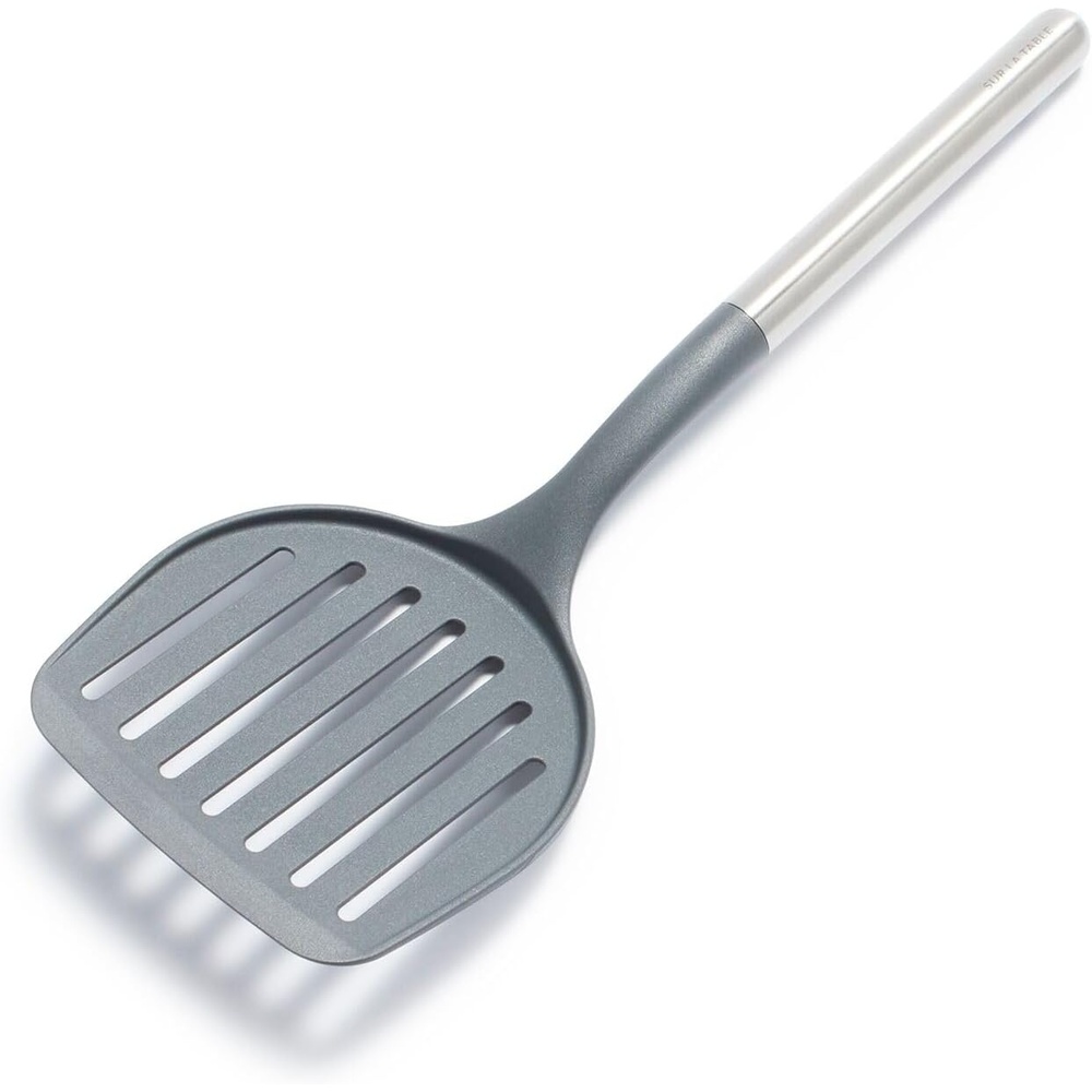 image:imageSur La Table Nonstick Large Pancake Turner Wide Flexible Nonstick Spatula for Flipping Pancakes Omelets and Large Foods