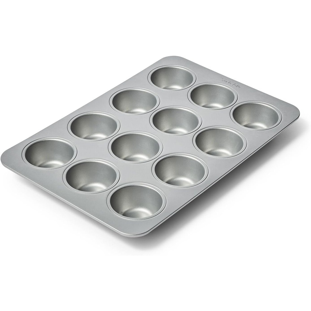 image:imageSur La Table Signature Muffin Pan Aluminized Steel Bakeware with Nonstick Coating for Even Rising and Easy Release 12 Count