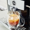 Sur La Table 12 oz Double-Wall Glass Coffee Mug, Set of 4 – Insulated Design Keeps Drinks Hot & Hands Cool, Microwave & Dishwasher