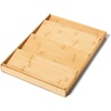 Sur La Table Adjustable Bamboo Spice Drawer Organizer, Brown