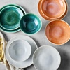 Sur La Table Cloud Stoneware Dinnerware Set – 12-Piece Handcrafted Ceramic Collection Made in Portugal with Reactive Glaze, Organic Design, Dishwasher & Microwave, White
