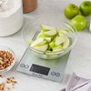 Sur La Table Digital Kitchen Scale, Ultra-Slim Food Scale with Tare Function, LCD Display and Multiple Unit Modes, 15 lb