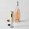 Sur La Table Gold Electric Corkscrew, Rechargeable Automatic Corkscrew in Warm Gold Finish for Effortless Wine Opening