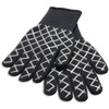 Sur La Table Grill Gloves, Black, Set of 2 Heat-Resistant Silicone BBQ Gloves for Grilling, Smoking and Oven Use, Set of 2