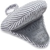 Sur La Table Silicone Striped Mini Pinch Mitt, Gray(Red)