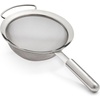 Sur La Table Stainless Steel Sieve – 9.25″ Fine Mesh Strainer with Weighted Ergonomic Handle – 18/8 Non-Corrosive Metal for Sifting, Rinsing & Straining(Silver)