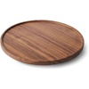 Sur La Table Black Walnut Lazy Susan, American Black Walnut Rotating Turntable for Dining Table and Countertop Organization