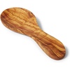 Sur La Table Olivewood Spoon Rest, Handcrafted Italian Olivewood Utensil Rest for Stovetop and Counter Use