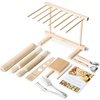 Sur La Table Pasta Starter Set, Complete Hand-Rolled Fresh Pasta Kit with Cutter, Rolling Pin and Recipe Guide