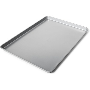 Sur La Table 3/4 Sheet Pan – Aluminized Steel Bakeware with Nonstick Silicone Coating, Rolled Rims for Easy Handling, Warp-Resistant, Even Heat Distribution, Oven to 450°F