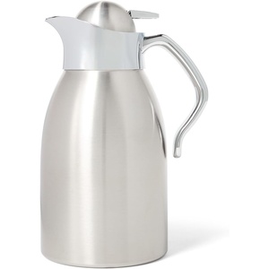 Sur La Table Brushed Stainless Steel Thermal Carafe, Silver