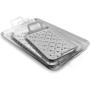 Sur La Table Stainless Steel Grill Grids, Set of 3