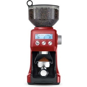 Breville BCG820BST Smart Grinder Pro for Coffee and Espresso, Black Stainless Steel(Cranberry Red)