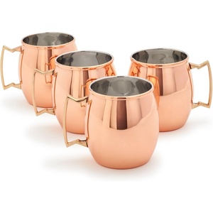 Sur La Table Moscow Mule Copper Mug, Set of 4