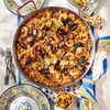 Spanish Paella Pan, 16½”, Serves 10, Silver(Silver)