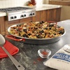 Spanish Paella Pan, 16½”, Serves 10, Silver(Silver)