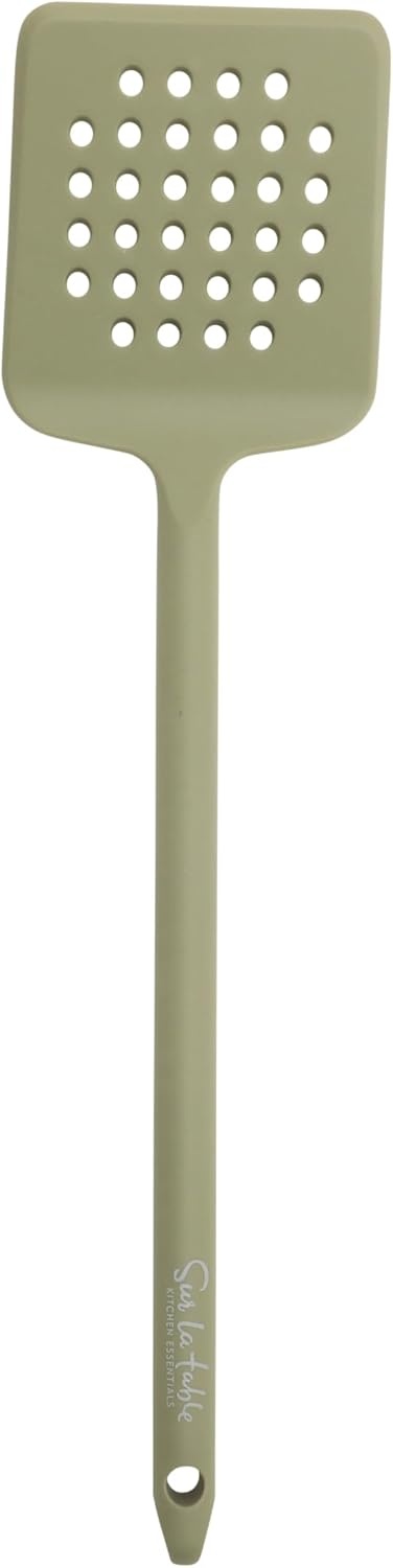 image:imageSur La Table Kitchen Essential Mealcraft Silicone Spatula Juniper GreenJuniper Green Silicone