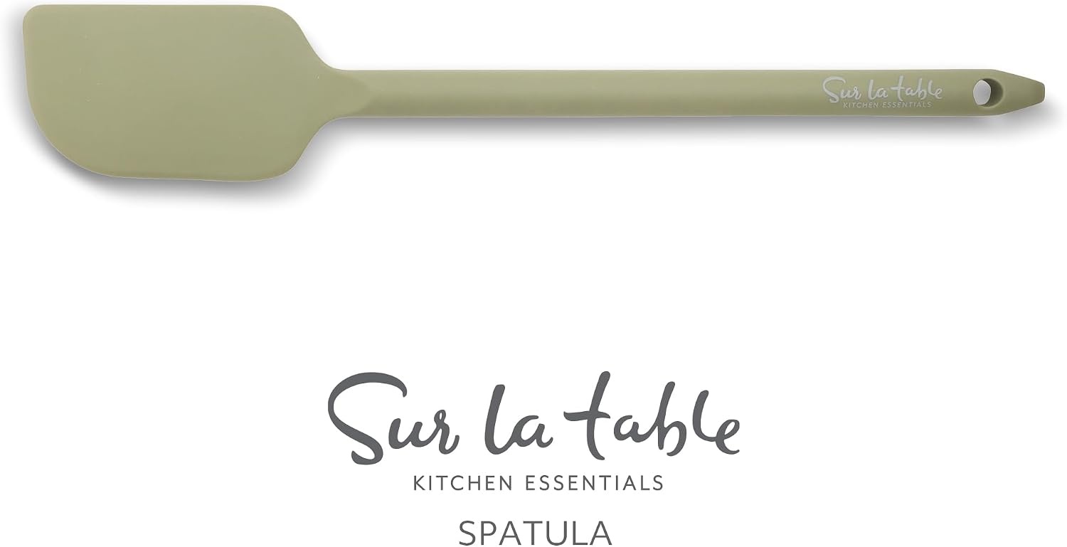 image:imageSur La Table Kitchen Essential Mealcraft Silicone Spatula Juniper GreenJuniper Green Silicone