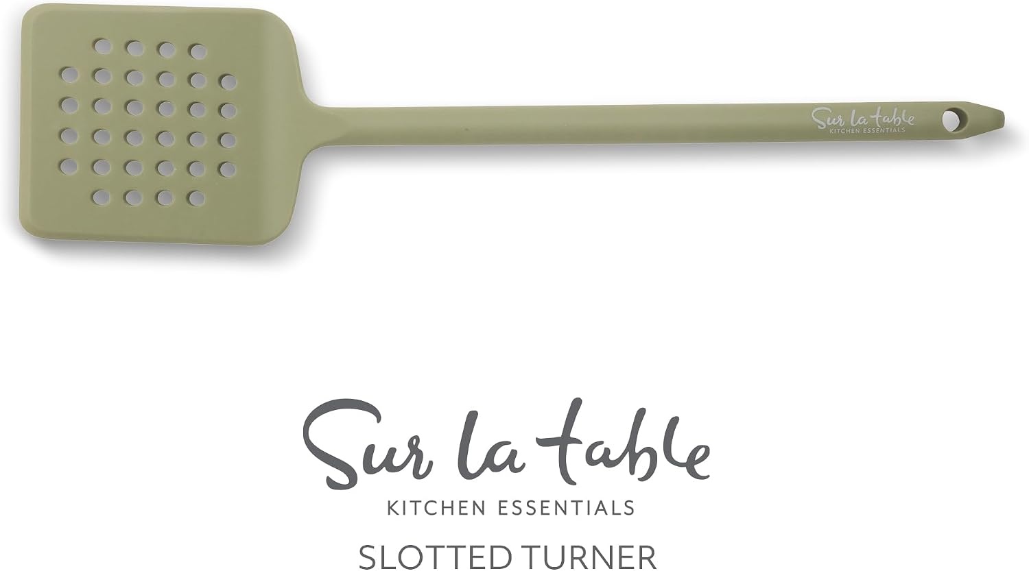 image:imageSur La Table Kitchen Essential Mealcraft Silicone Spatula Juniper GreenJuniper Green Silicone