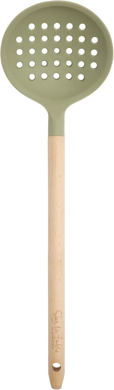 image:imageSur La Table Kitchen Essential Mealcraft Silicone Spatula Juniper GreenJuniper Green SiliconeBeechwood