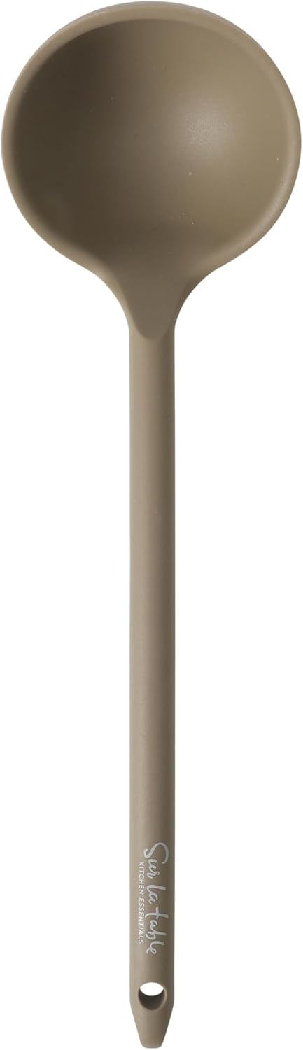 image:imageSur La Table Kitchen Essential Mealcraft Silicone Spatula Juniper GreenTaupe Silicone